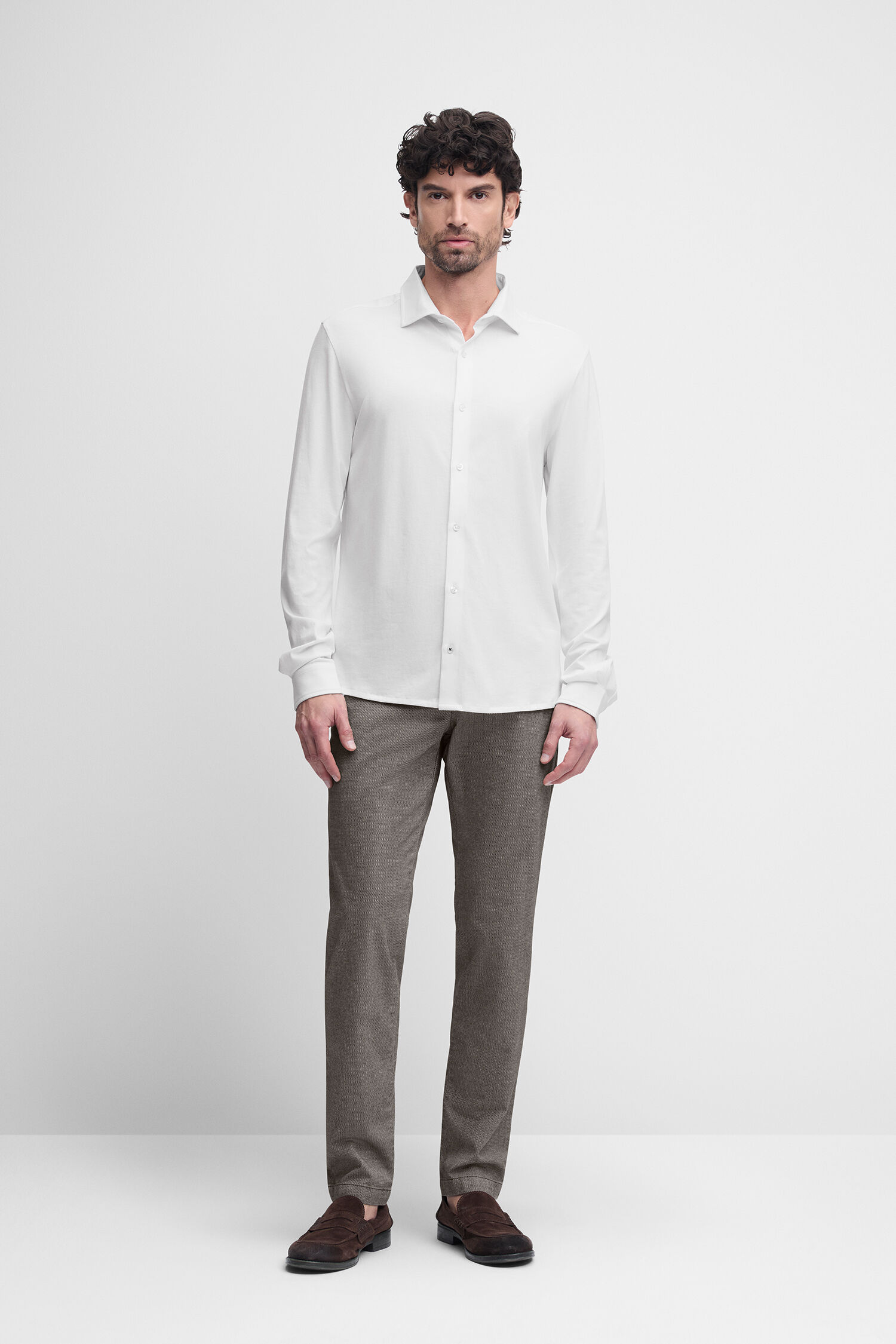 Hemd, Langarm, Erwachsener, Mann, Person