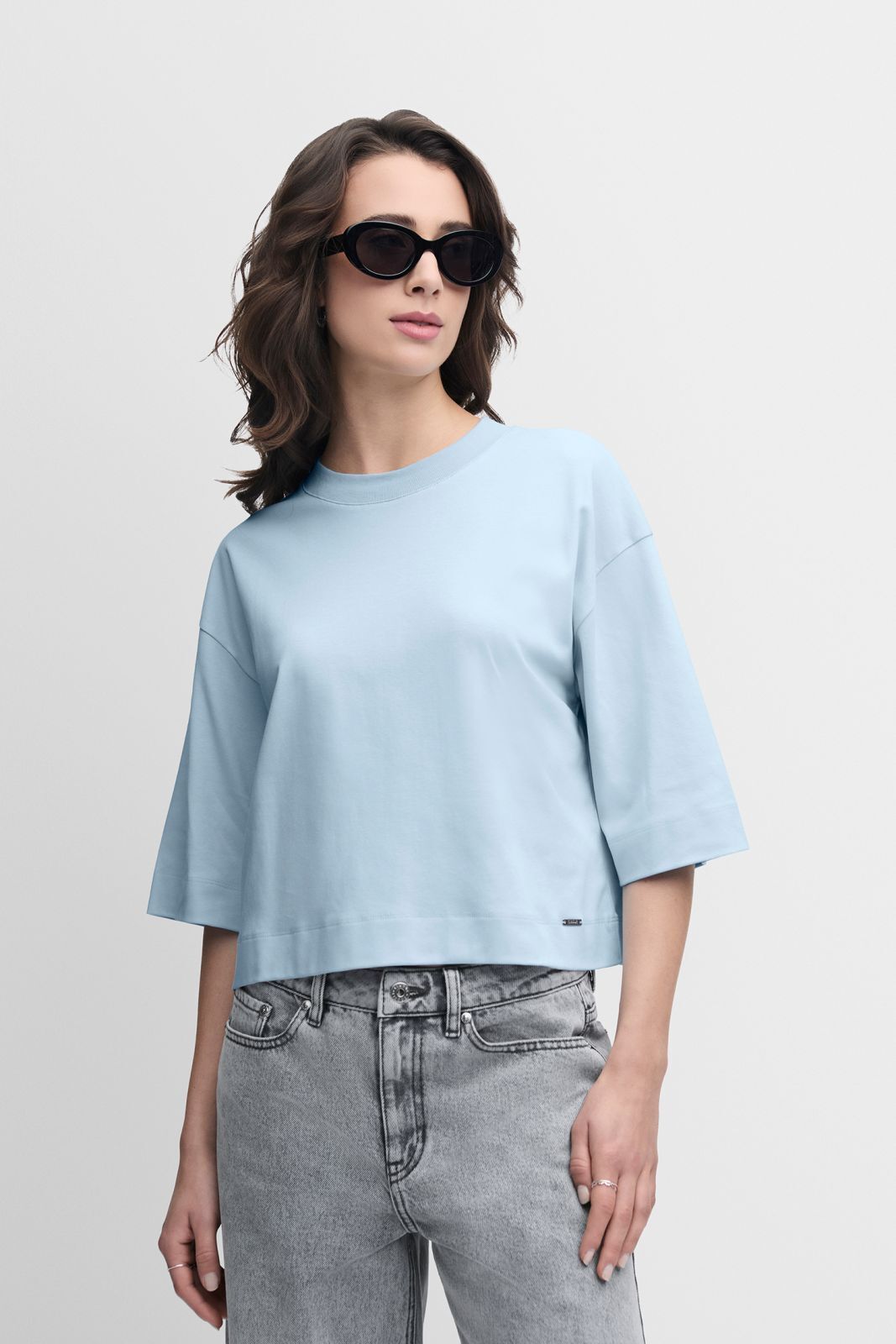 Bluse, Langarm, Ärmel, Jeans, Person